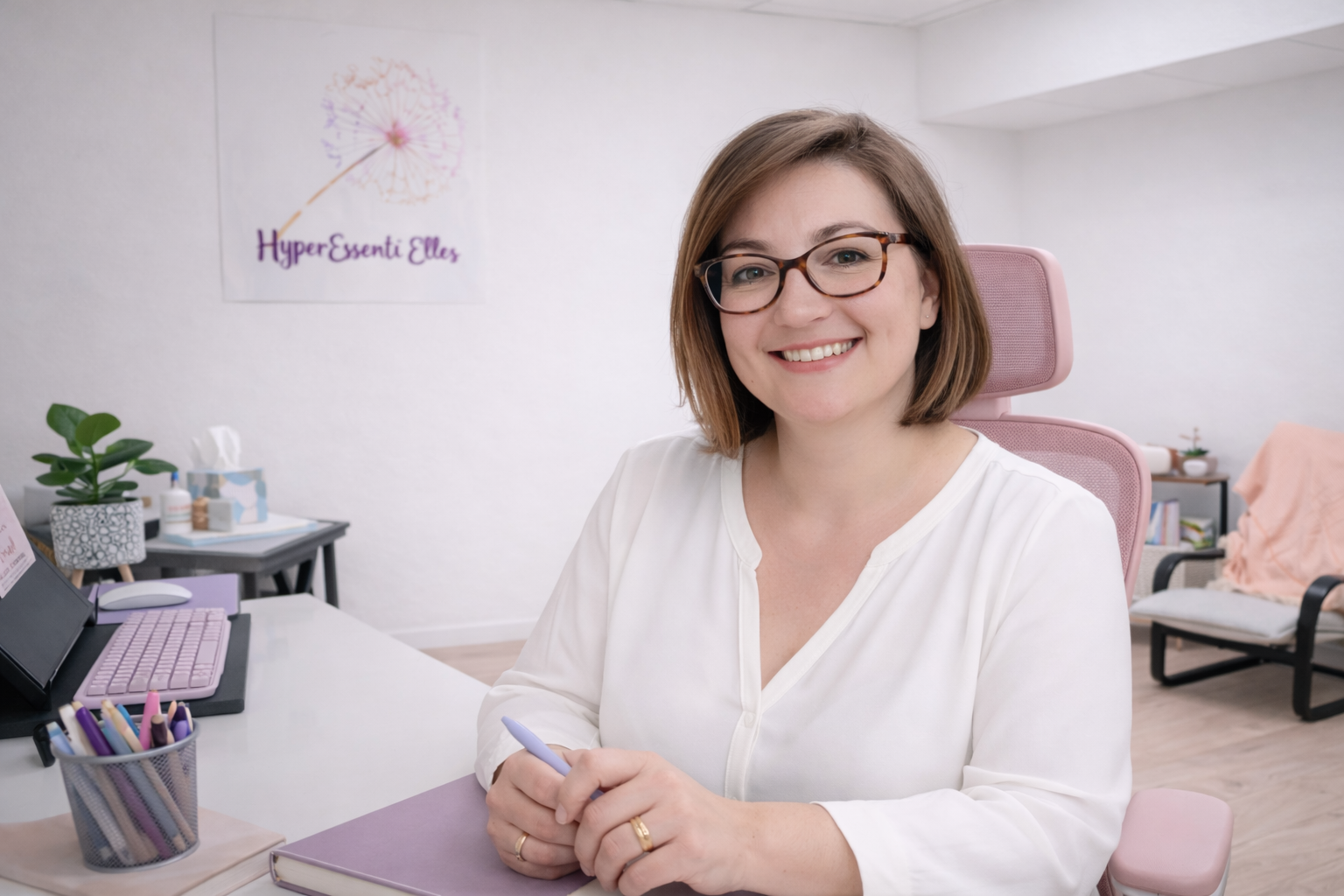 Audrey vous accueille au sein du cocon HyperEssenti'Elles